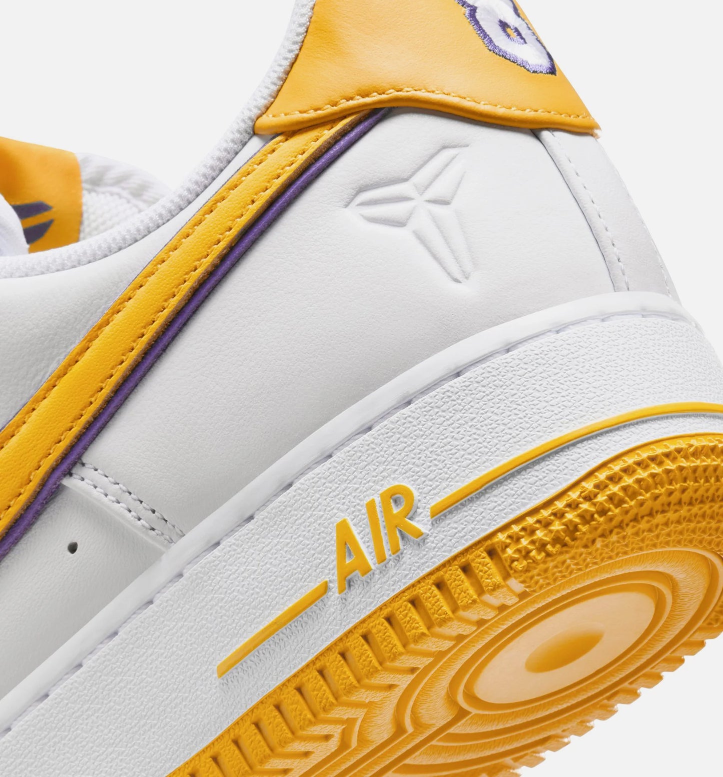 Air Force 1 Low Kobe Bryant Lakers Mens Lifestyle Shoe White Varsity Maize Varsity Purple