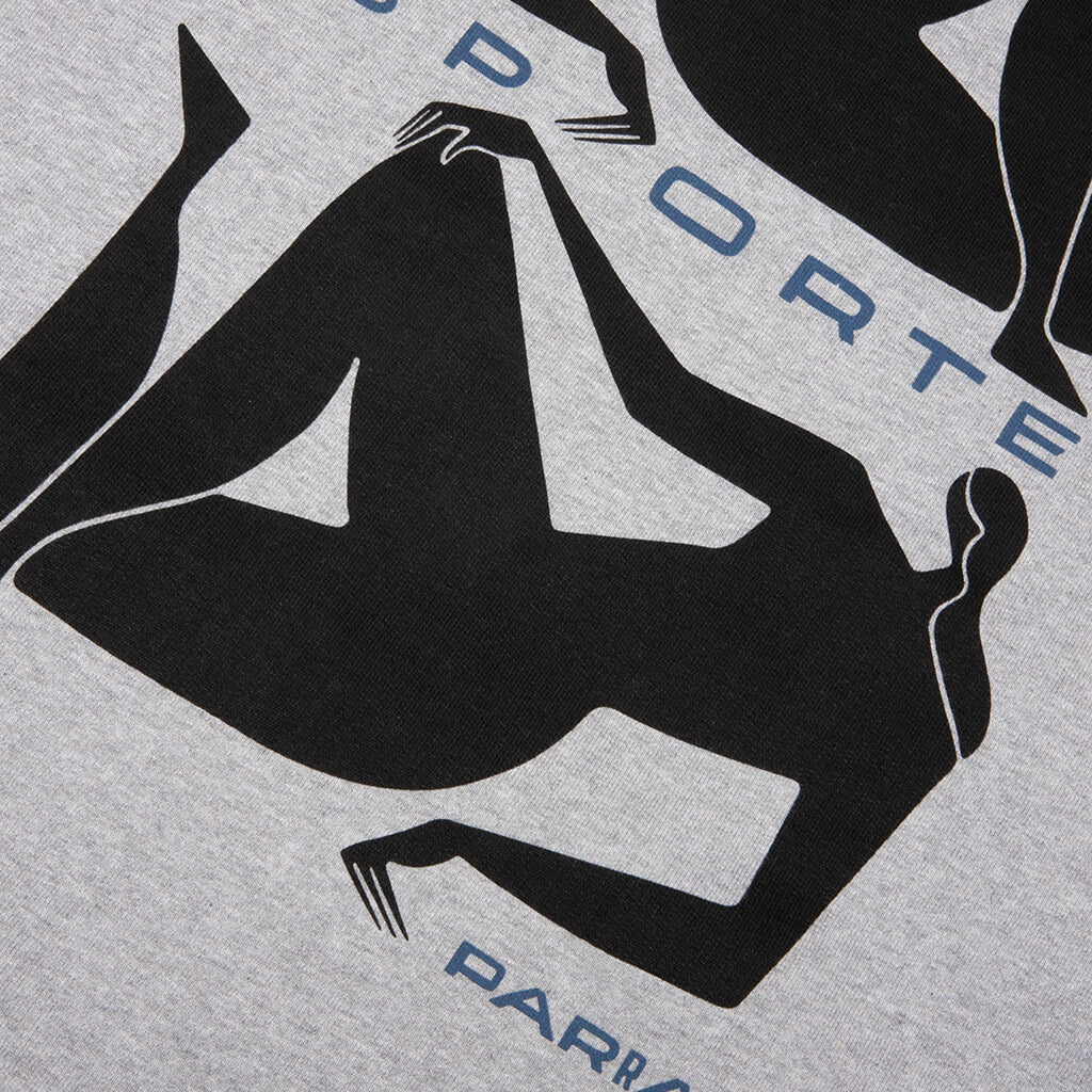 Parra Sporte Hooded Sweatshirt Heather Grey