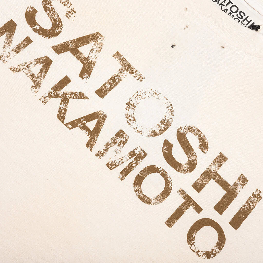 Logo Dirt Tee Dirty White