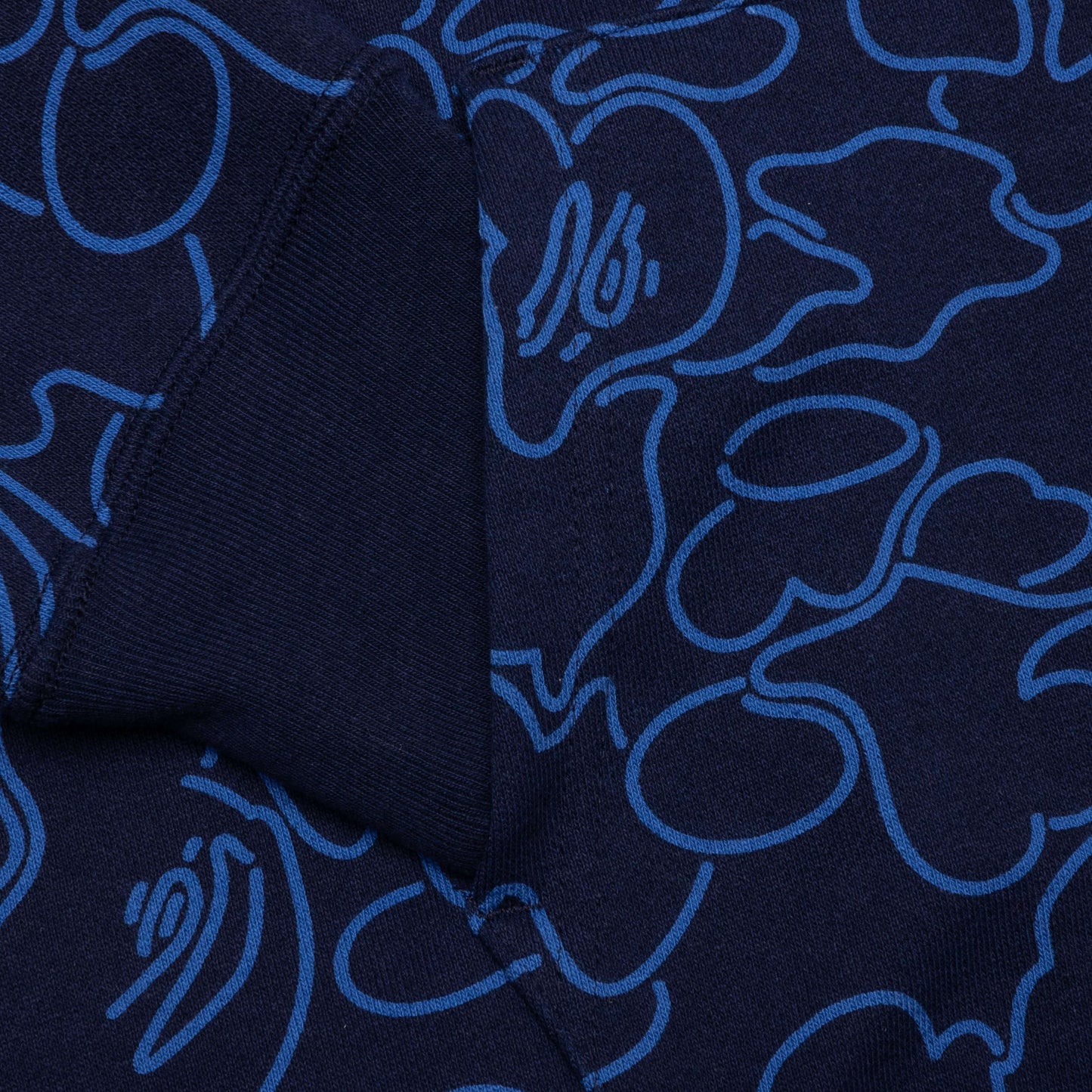 Bape 30th Anniversary Line Camo Shark Full Zip Hoodie Navy