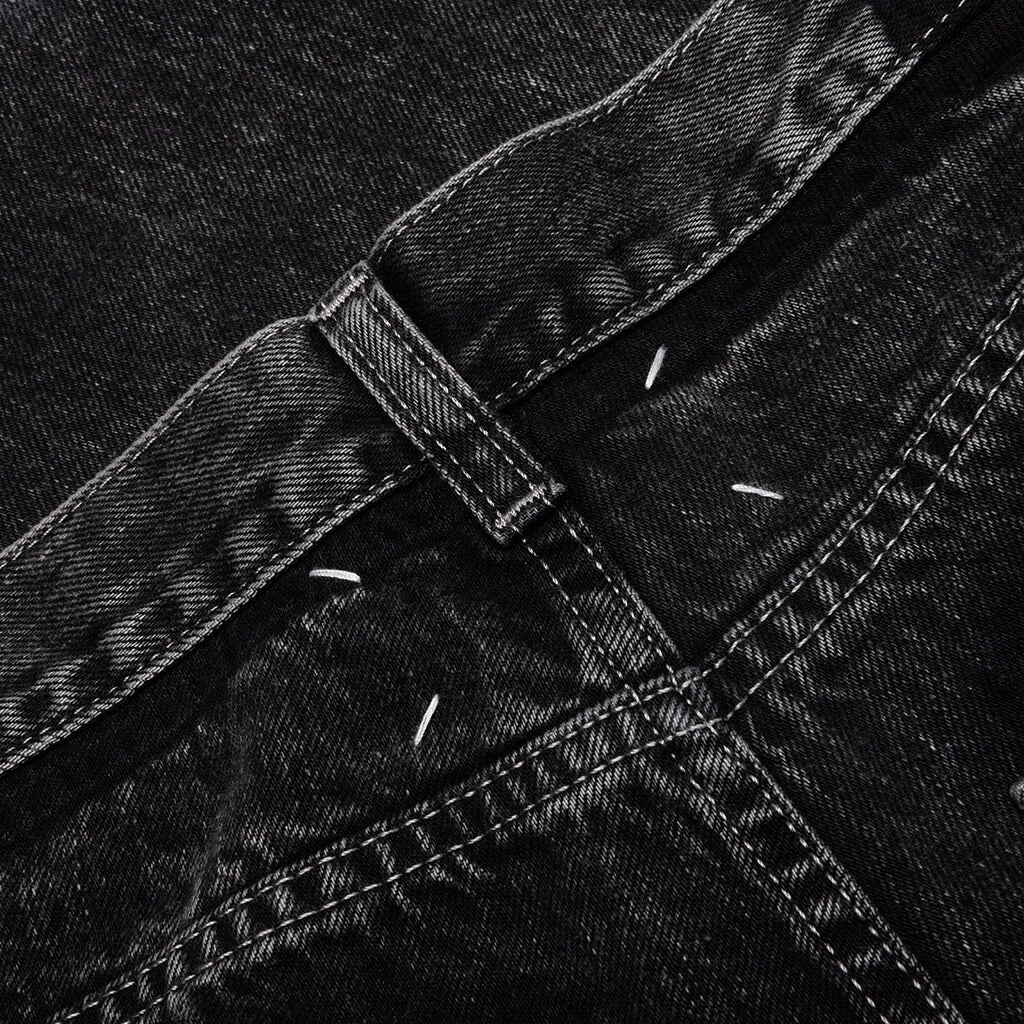 Pants 5 Pockets Washed Black