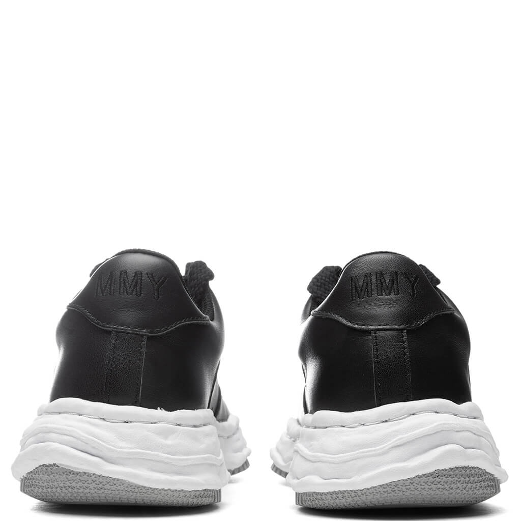 Wayne Low OG Sole Leather Sneaker Black Grey