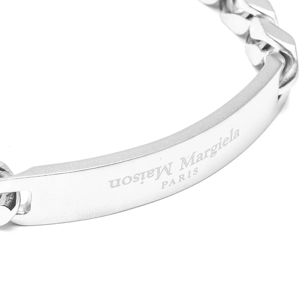 Flipped Logo Bracelet Palladio Burattato