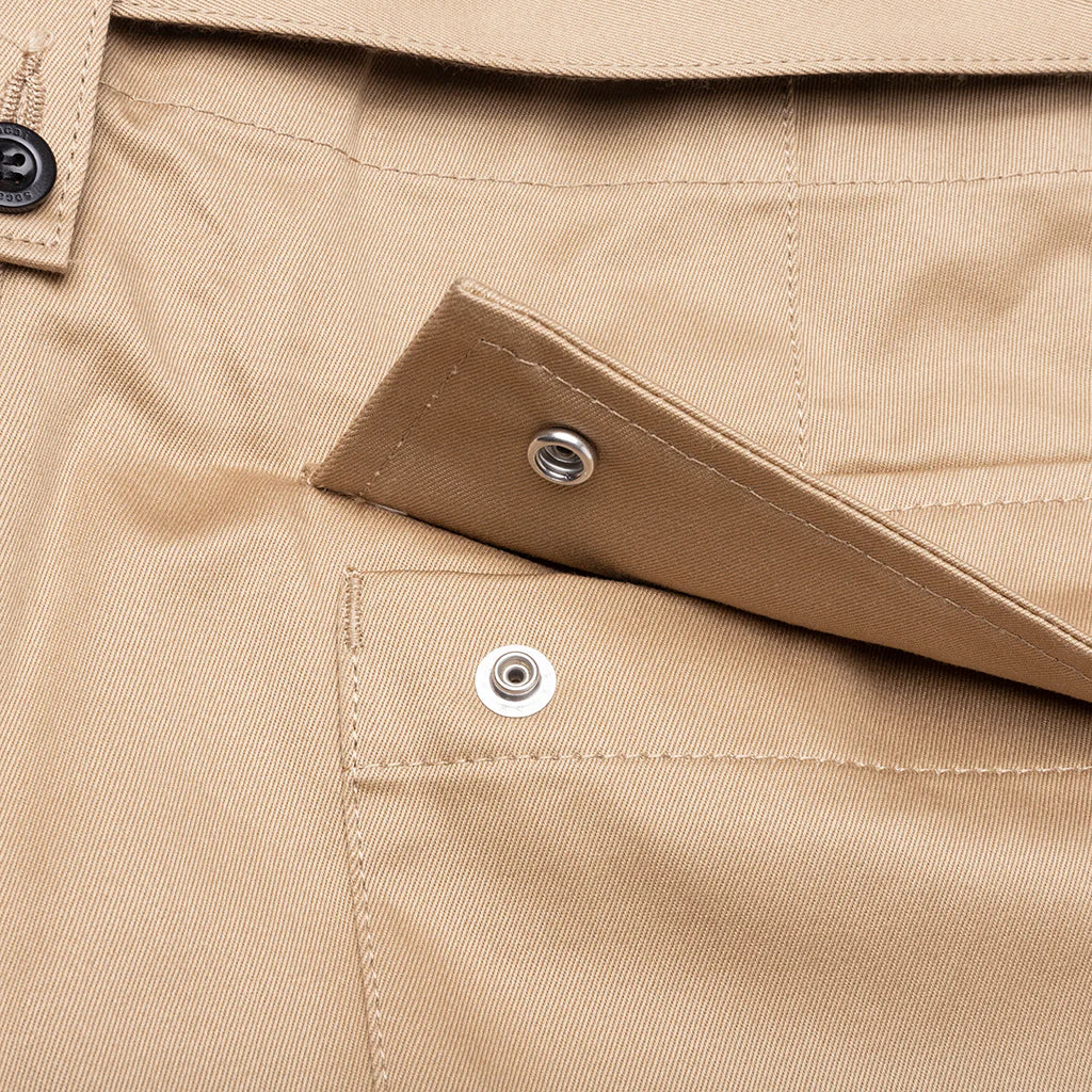 Cotton Chino Pants Beige