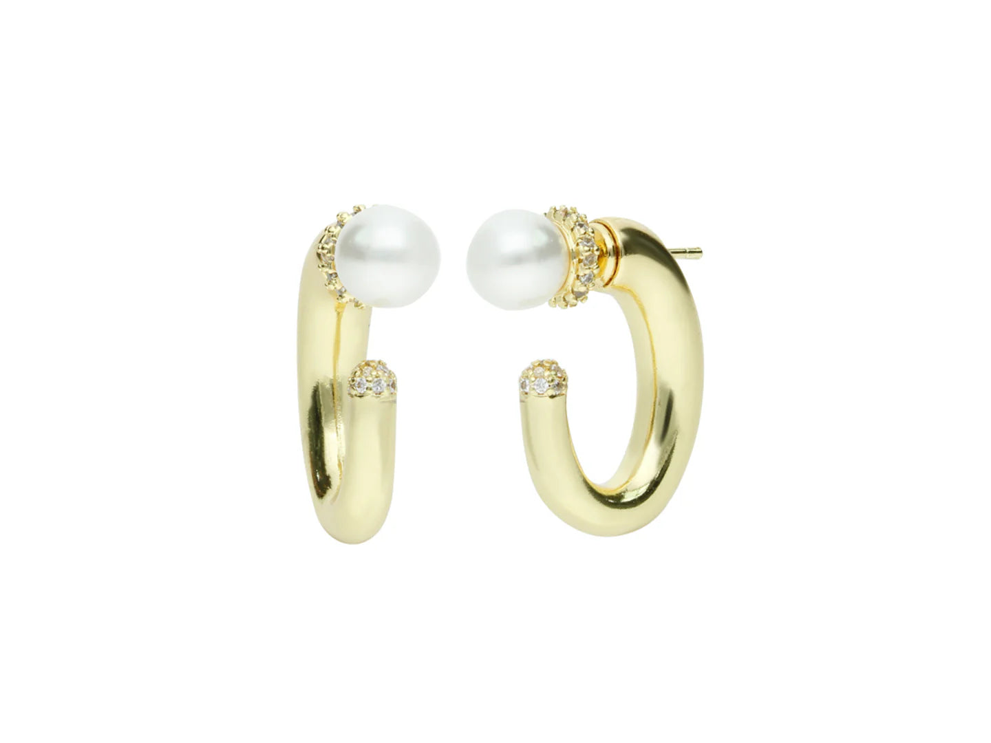 Aretes ROZE Circulares Dorado para Mujer