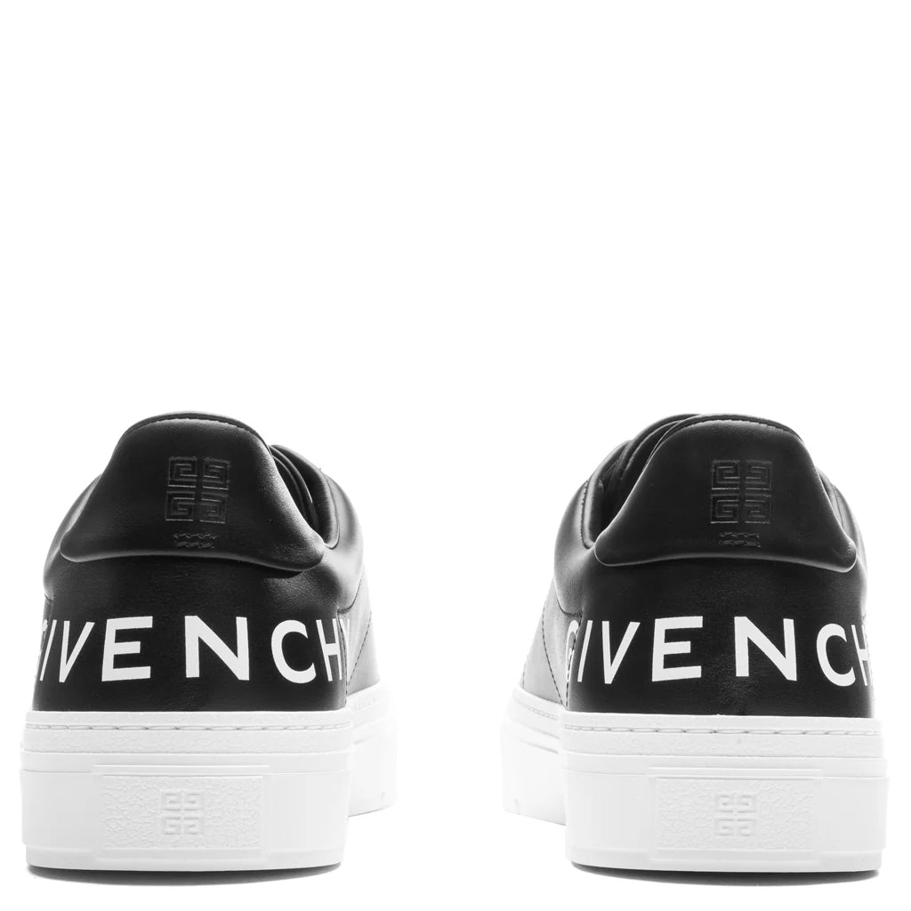 City Sport Lace Up Sneaker Black White