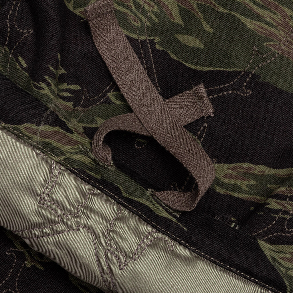 String Slack Pant Skull Quilting Tiger Camo