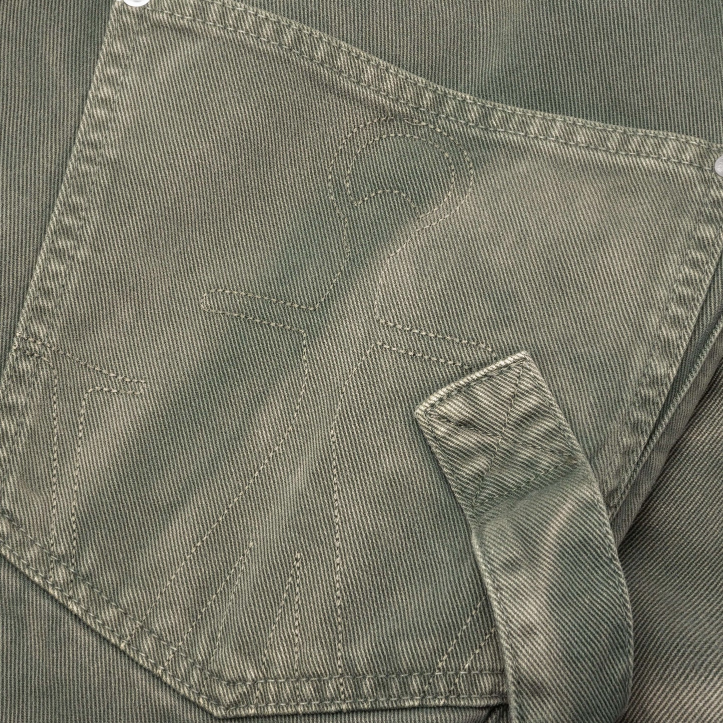 Twisted Workwear Jeans Green