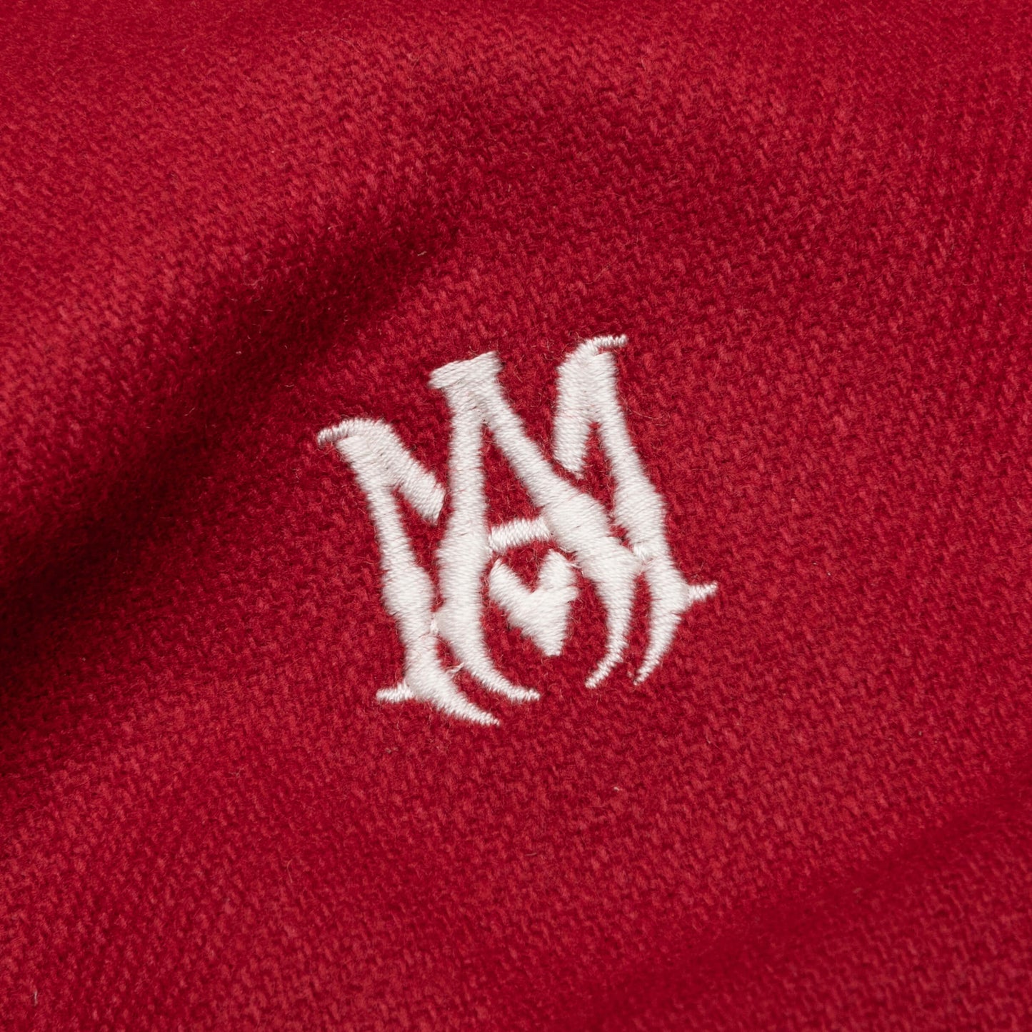 Vintage Patch Varsity Bomber Jacket Red