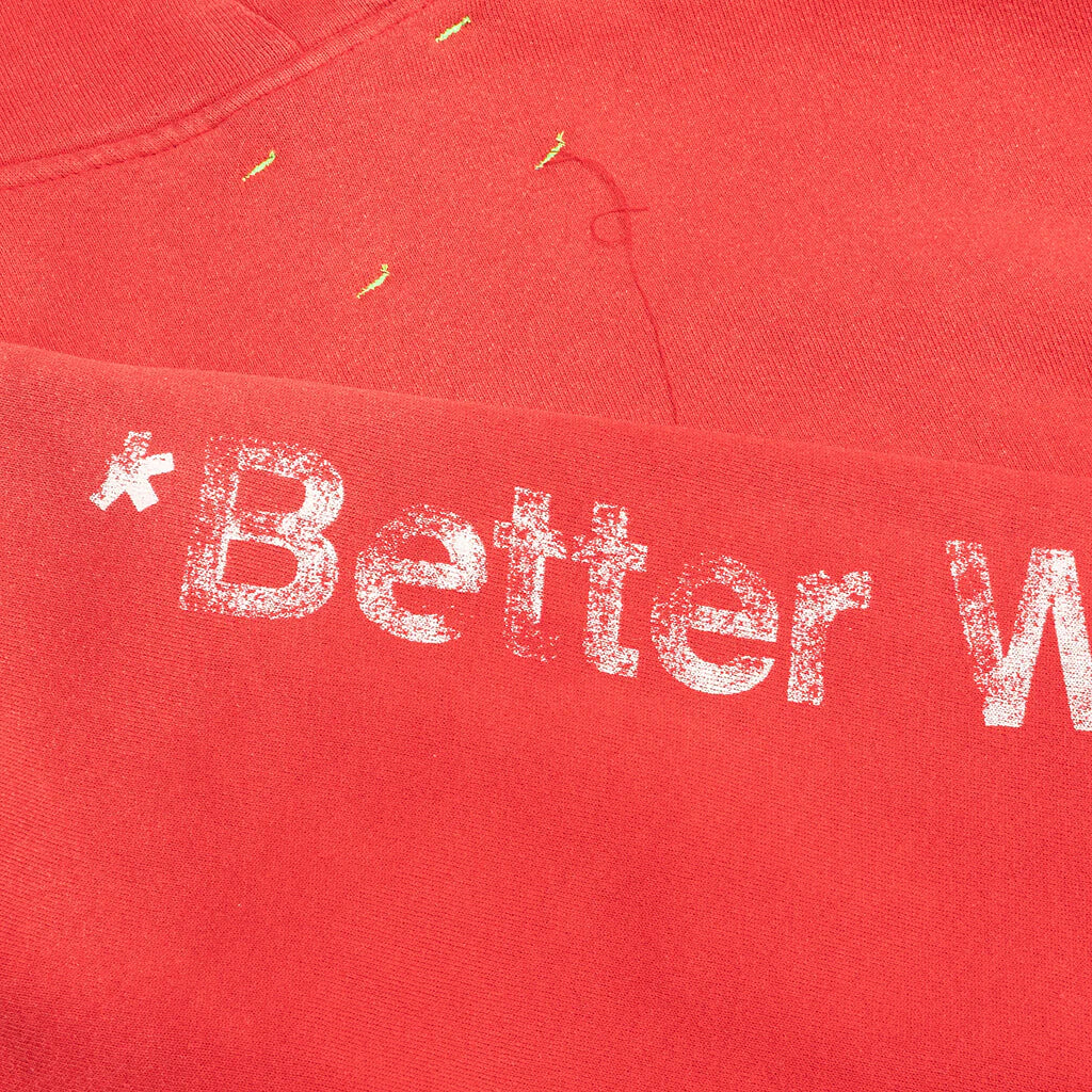 Protest Art Hoodie Red