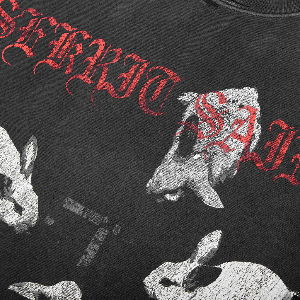 Iron Bunny T Shirt Vintage Black