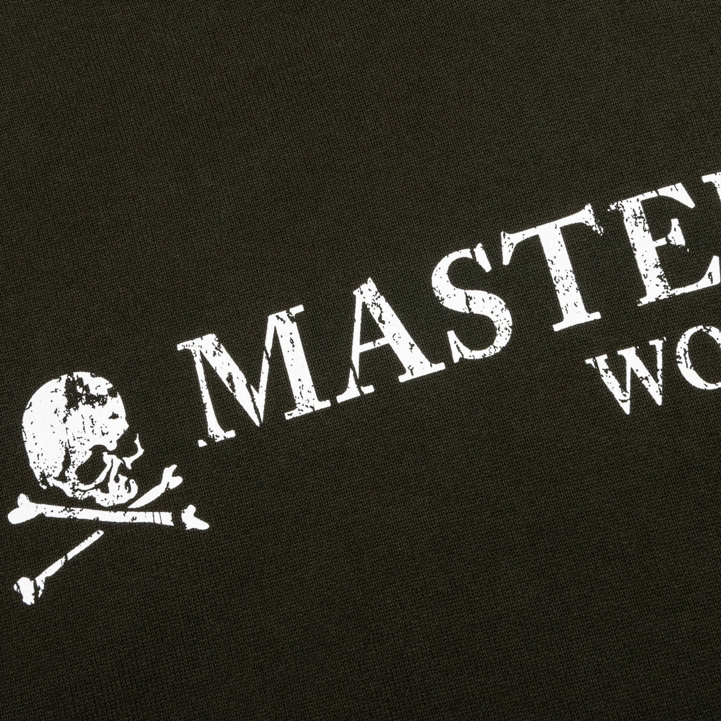 Logo Knit Hoodie Olive