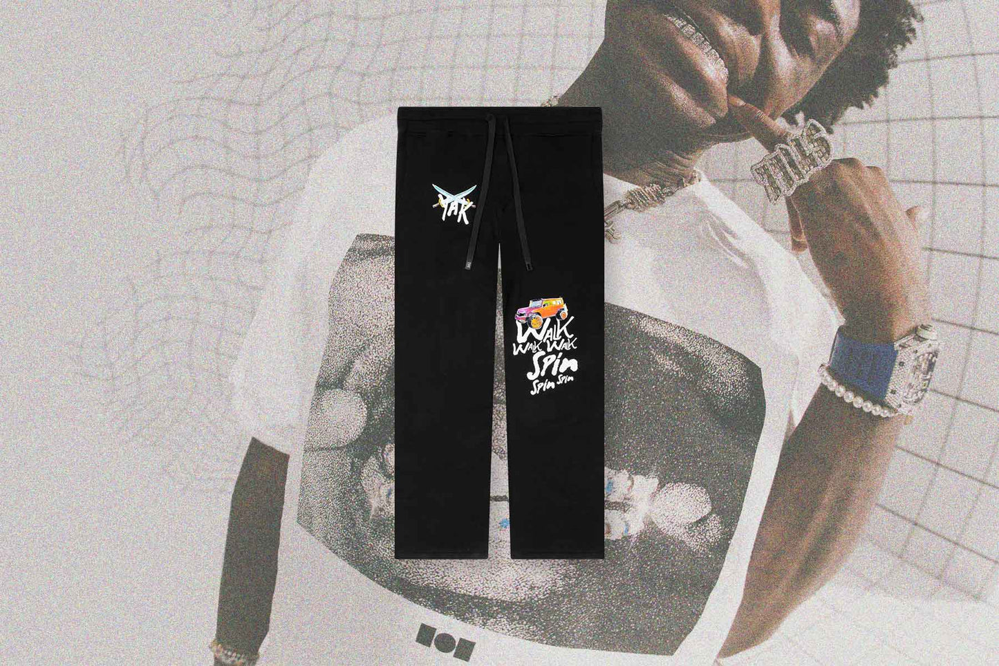 Nahmias x Kodak Black KTB Sweatpants Black