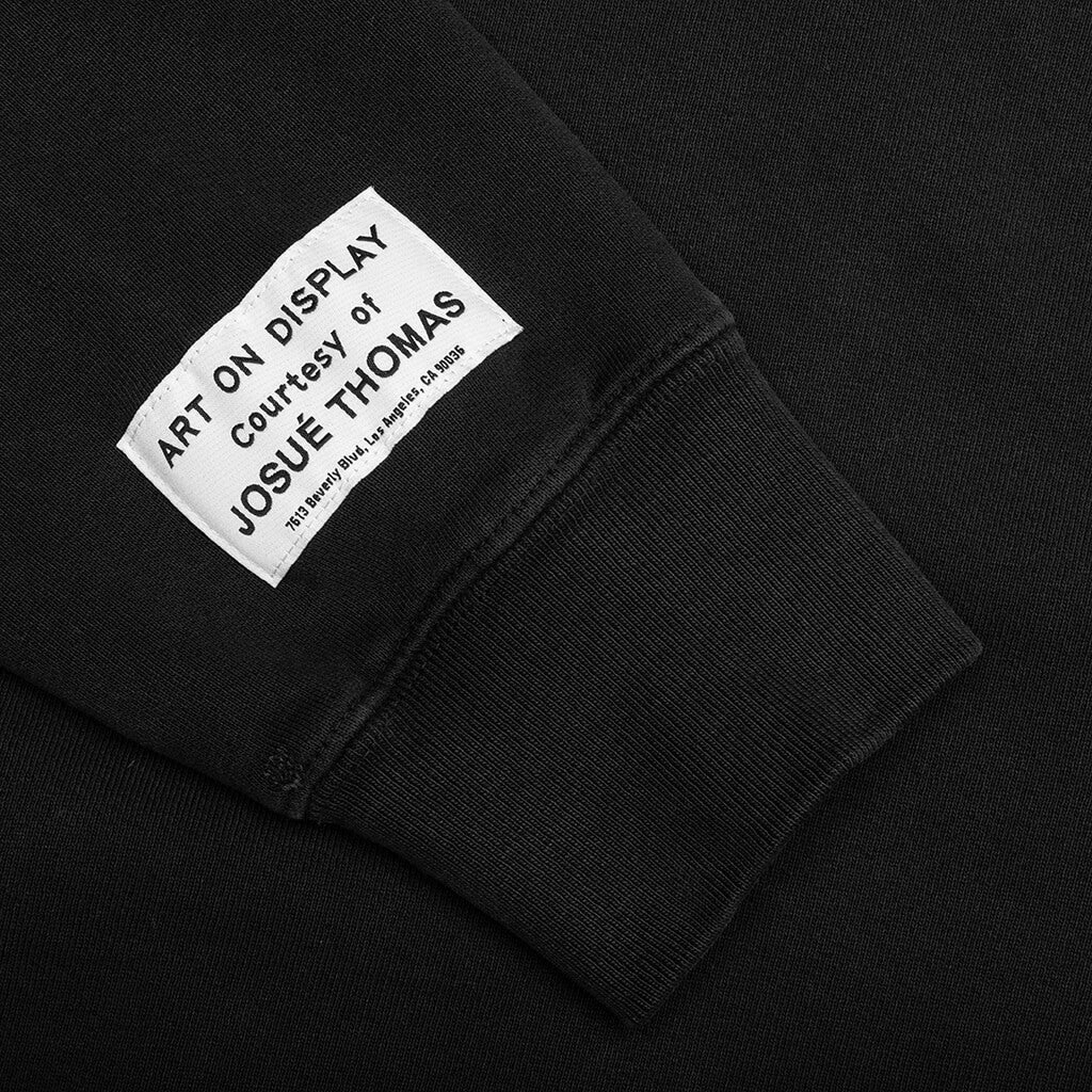 Center Logo Hoodie Black