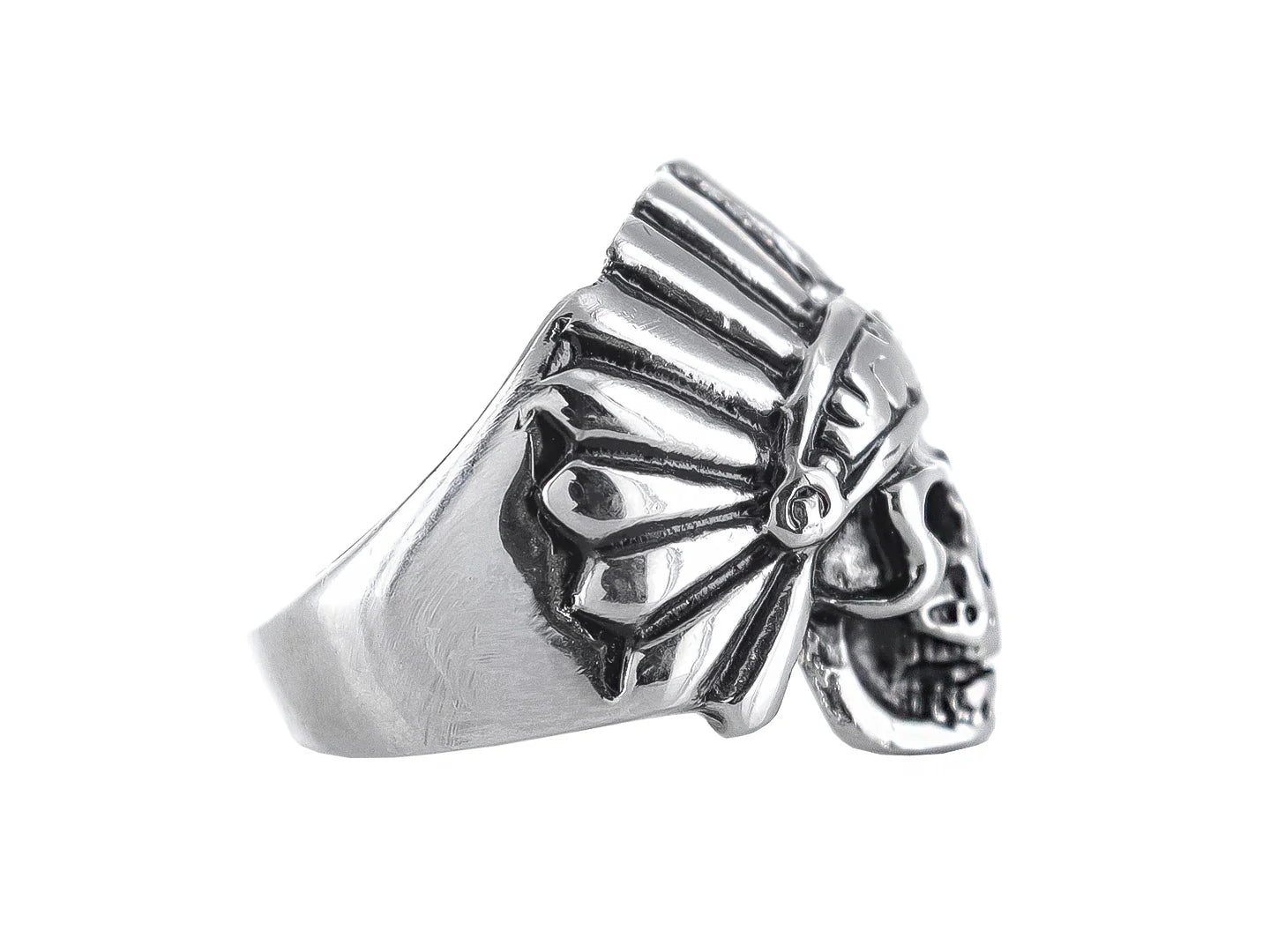 Anillo Roze Calavera Color Plata para Hombre