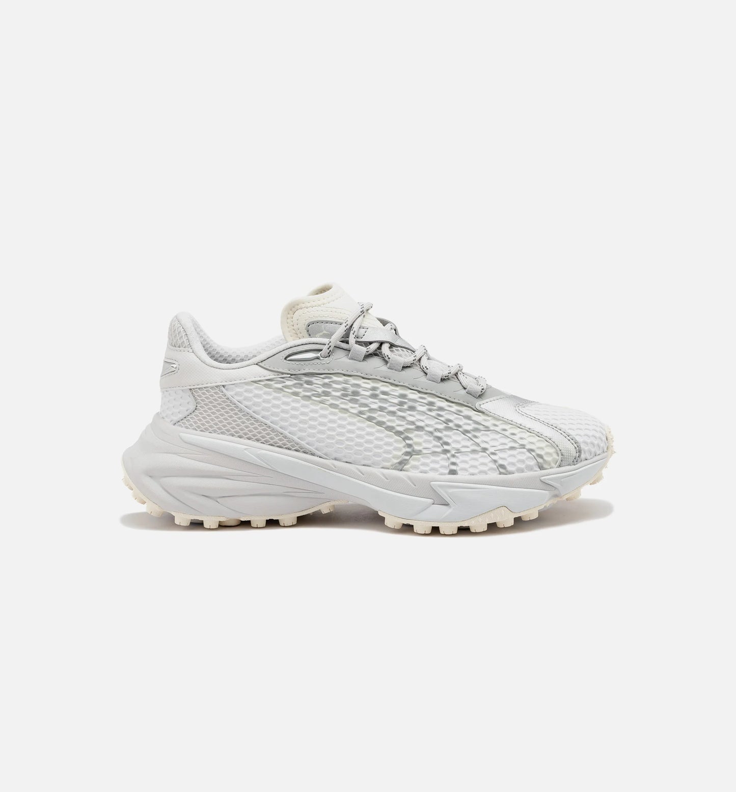 Spirex Speed Mens Running Shoe White Feather Grey