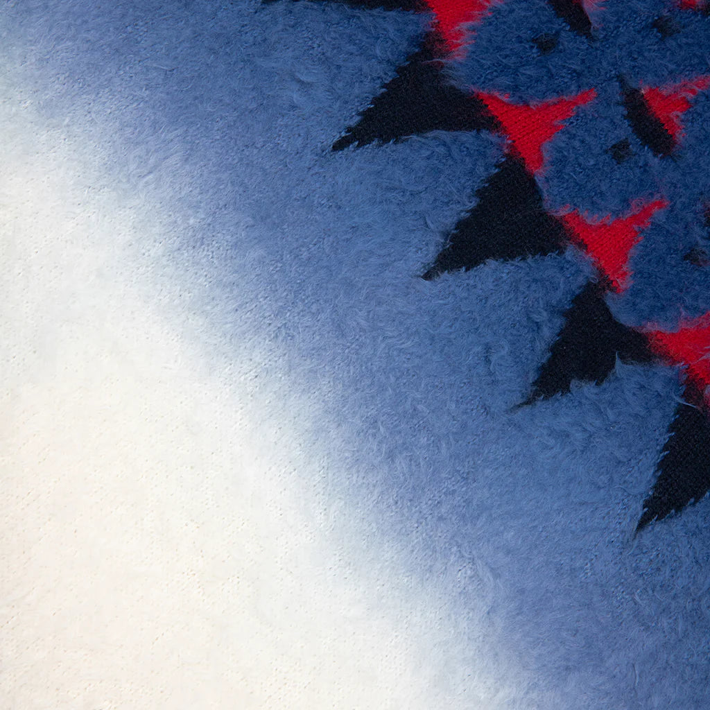Jacquard Knit Pullover Navy