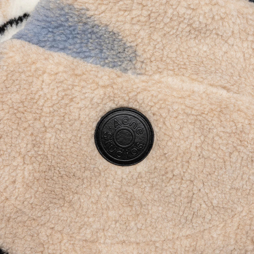 Teddy Jacquard Jacket Beige