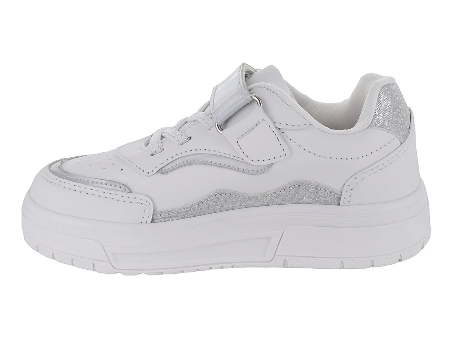 Tenis Clasben Julen Blanco Tornasol para Niña