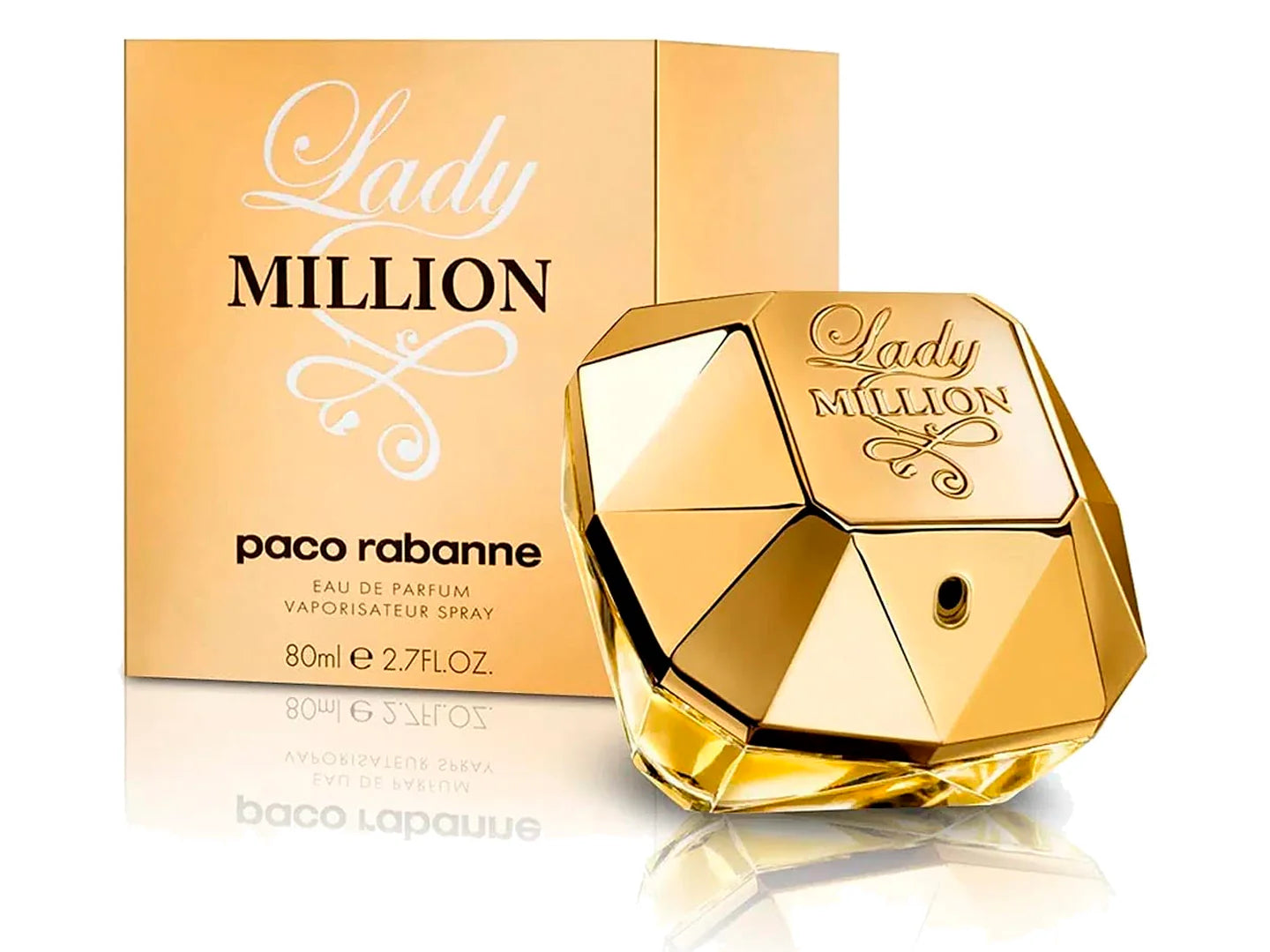 Perfume Paco Rabanne Lady Million Dorado 80ml
