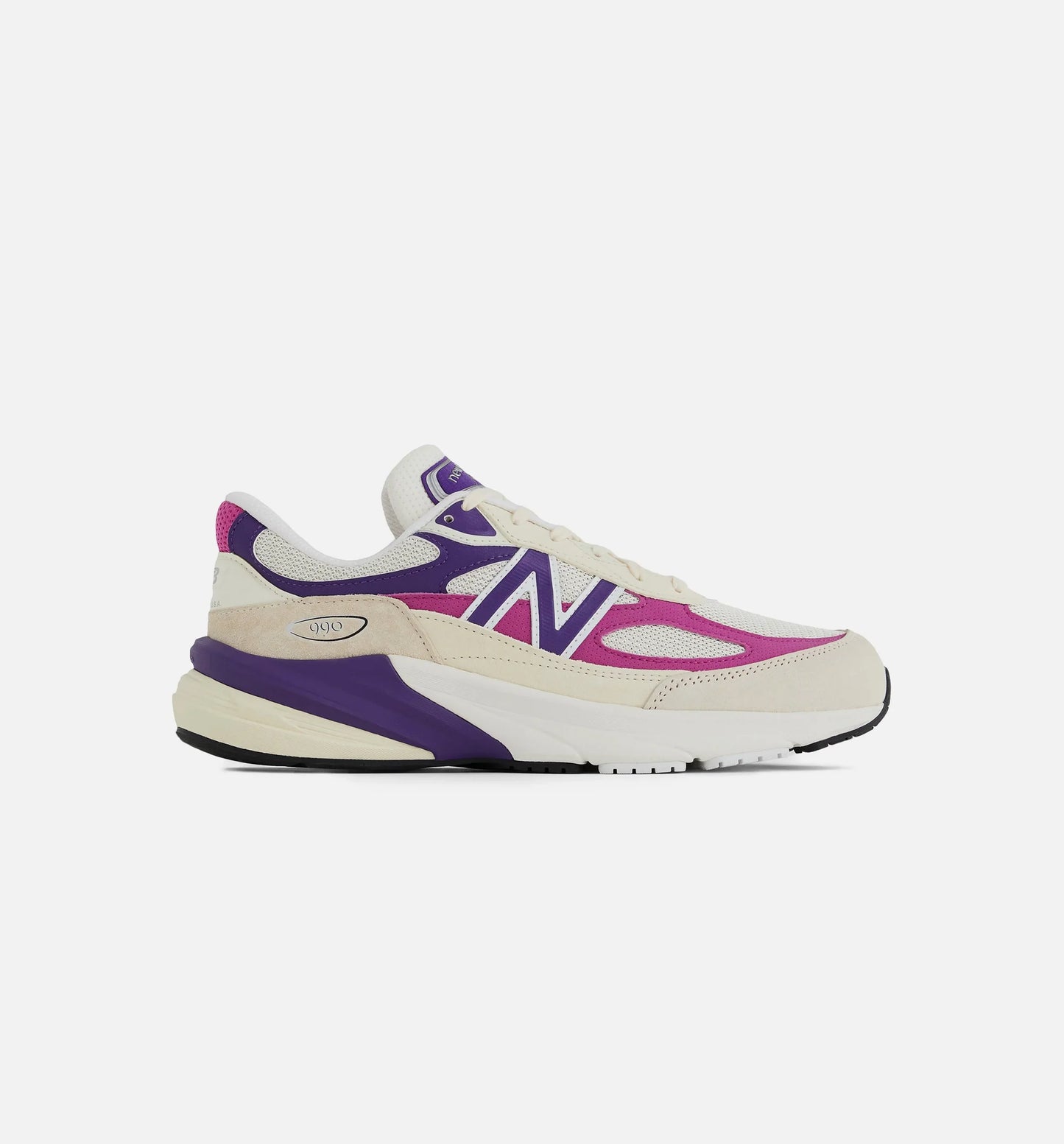990v6 Made in USA Magenta Mens Lifestyle Shoe Pink Grey