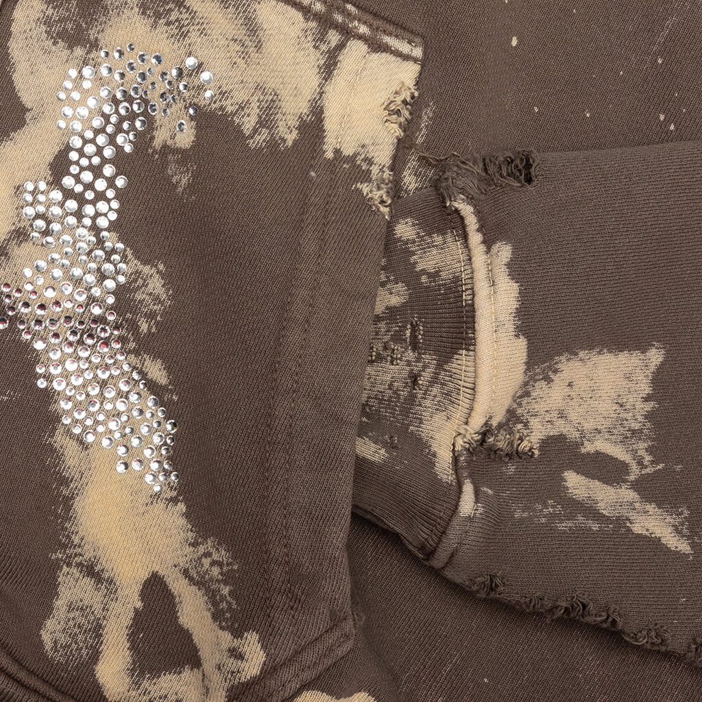 Been Amess Zip Hooded Sweatshirt Brown