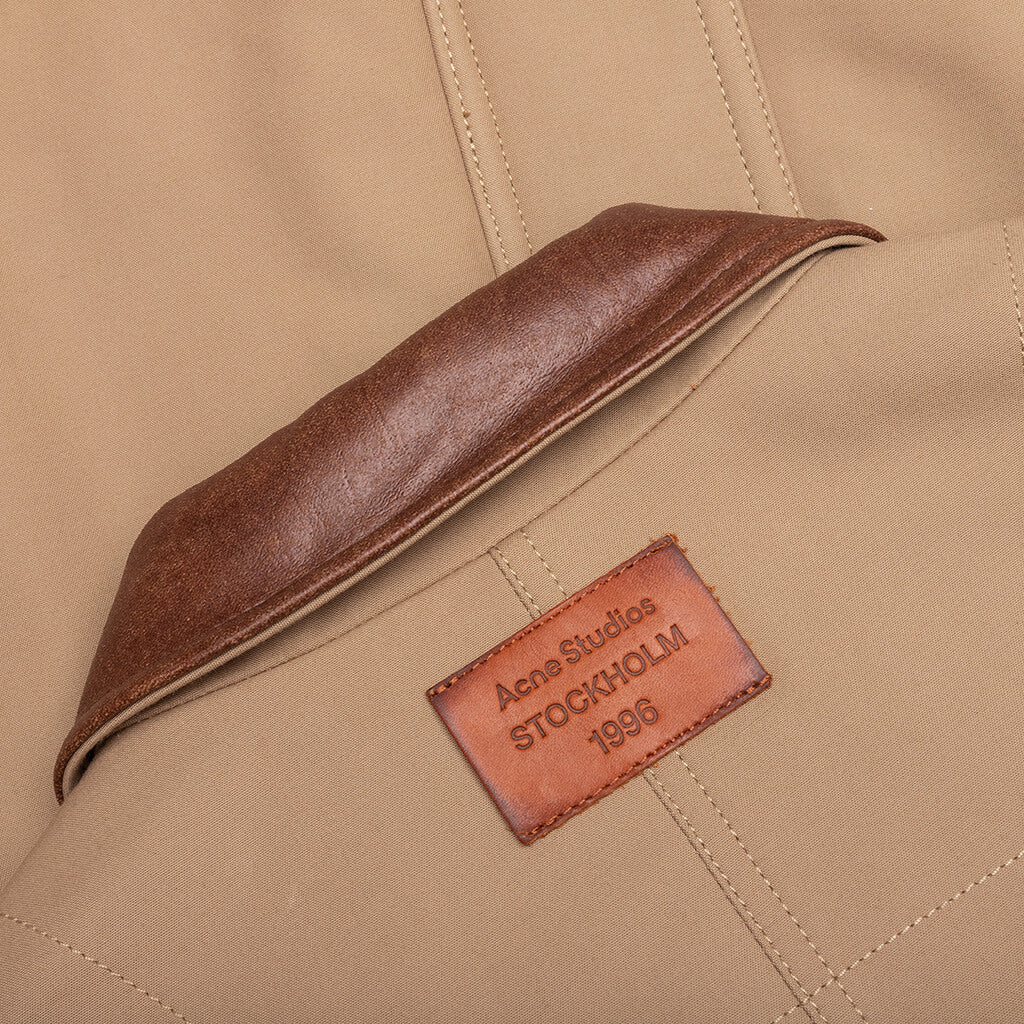 Twill Jacket Khaki Beige