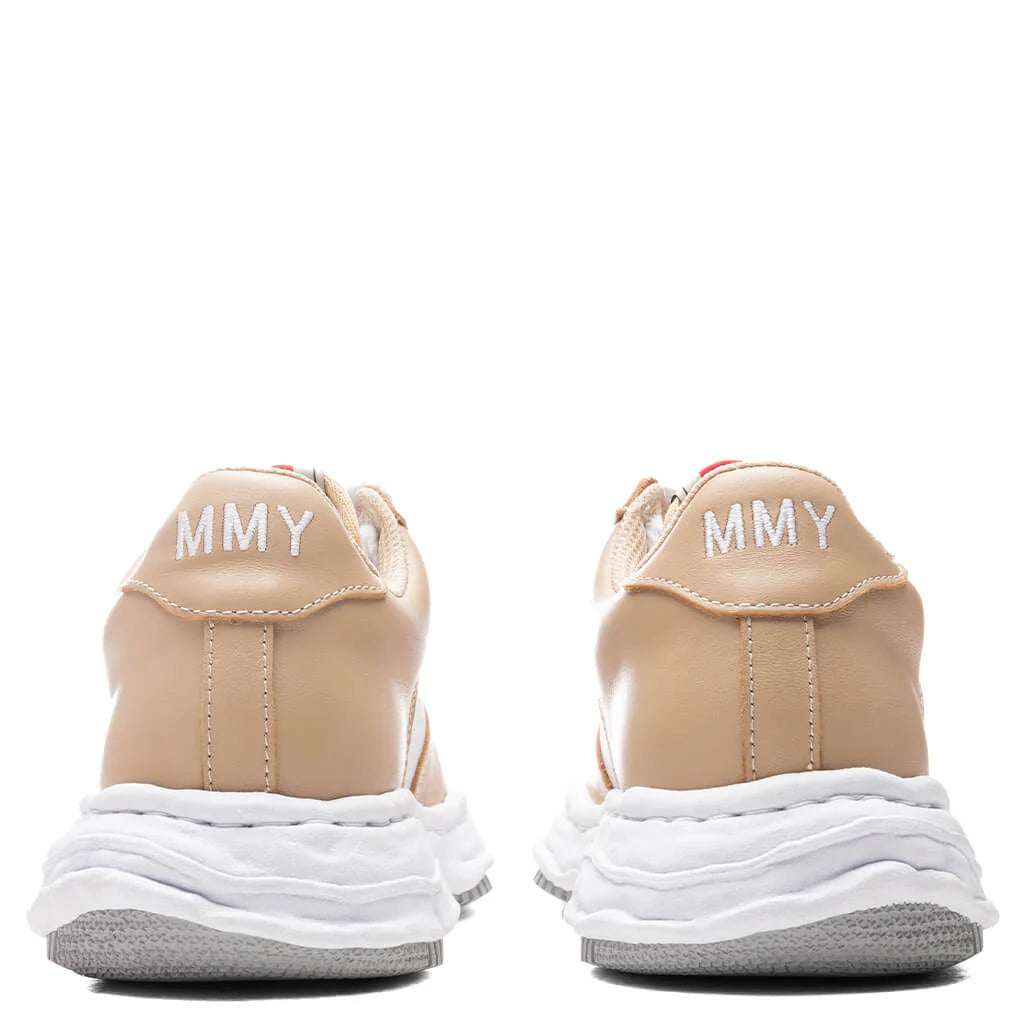Wayne Low OG Sole Leather Sneaker Beige White