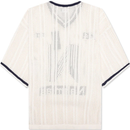Knitted Tech N Football Shirt Ivory