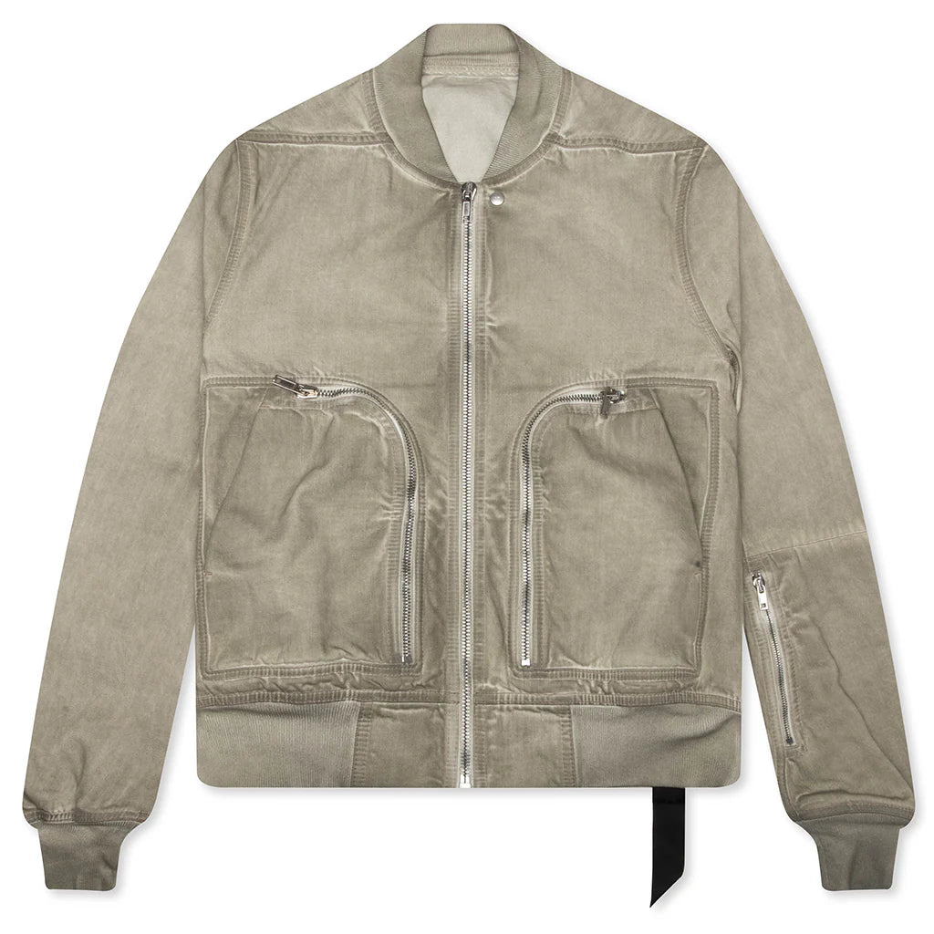 Bauhaus Flight Denim Bomber Jacket Sand