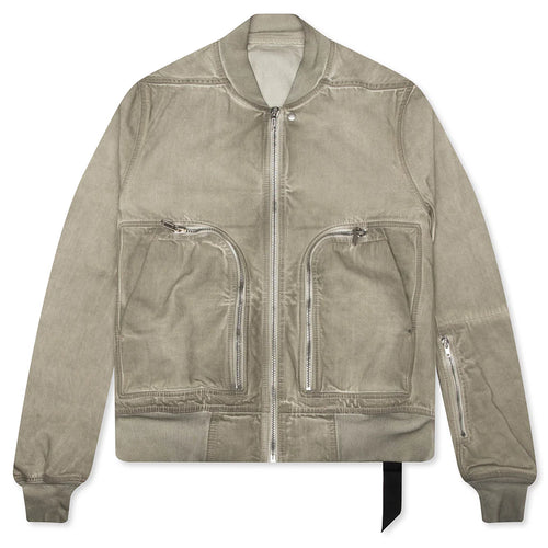 Bauhaus Flight Denim Bomber Jacket Sand