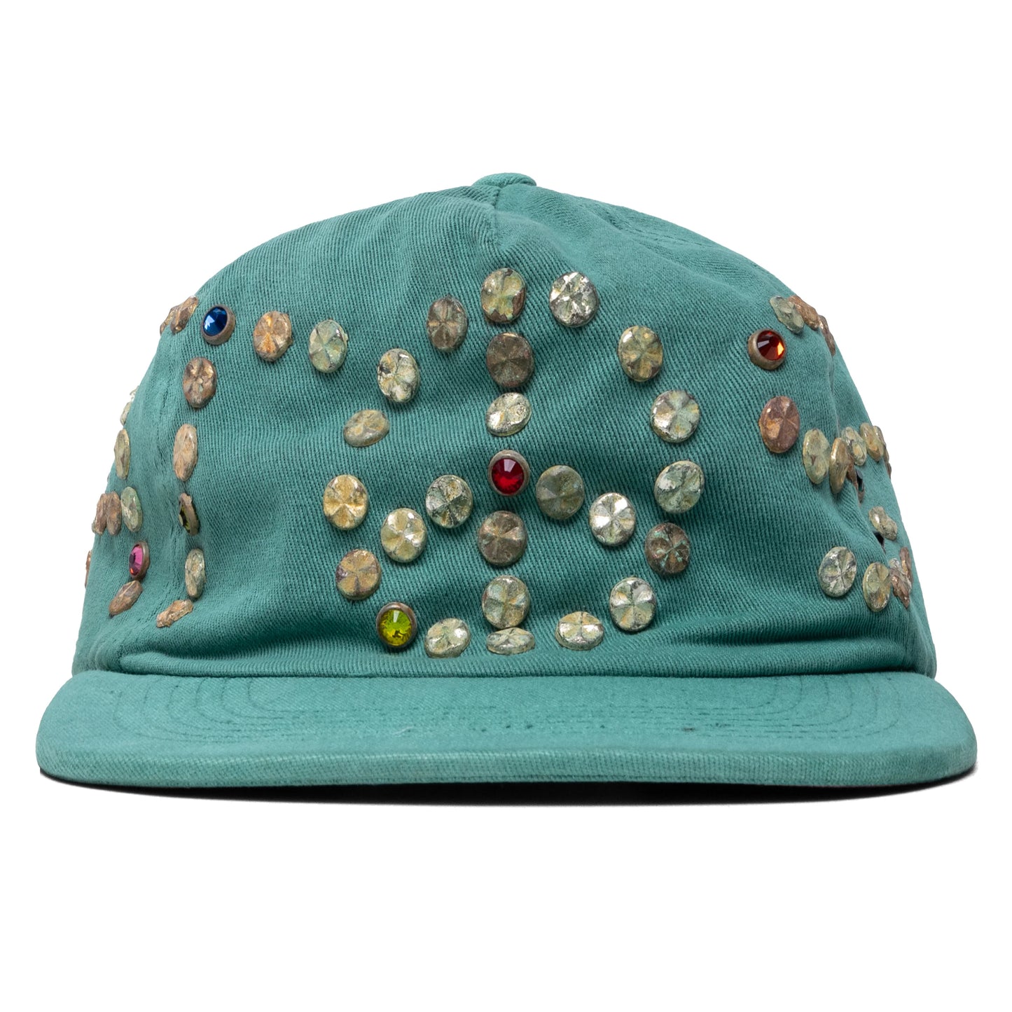 Studded Wrap Around Hat Green