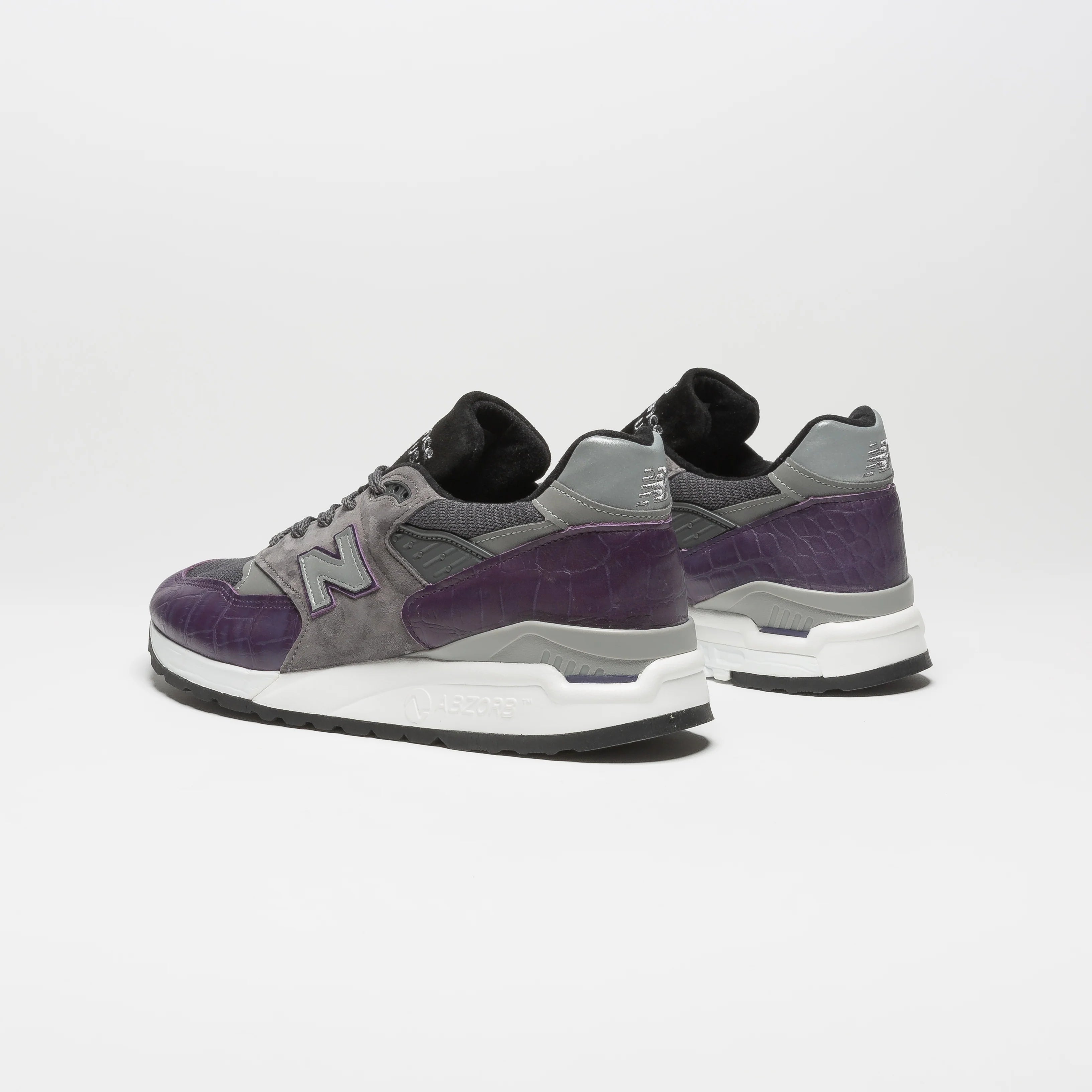 998 USA Mens Running Shoe Purple Grey
