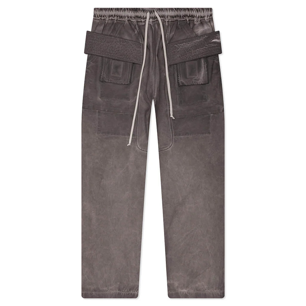 Creatch Wide Cargo Drawstring Pants Dust