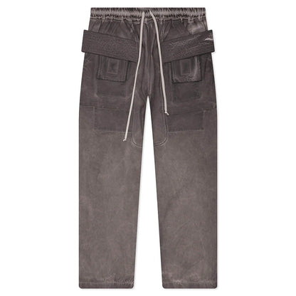 Creatch Wide Cargo Drawstring Pants Dust