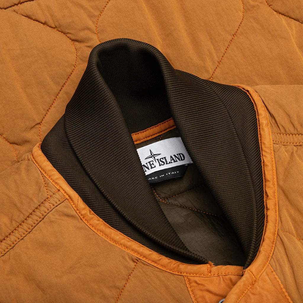 Quilted Vest Rust