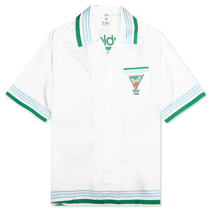 Tennis Icon S S Cuban Collar Shirt Metaphysical