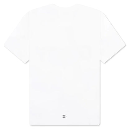 GVCY Floral Printed Crewneck T Shirt White