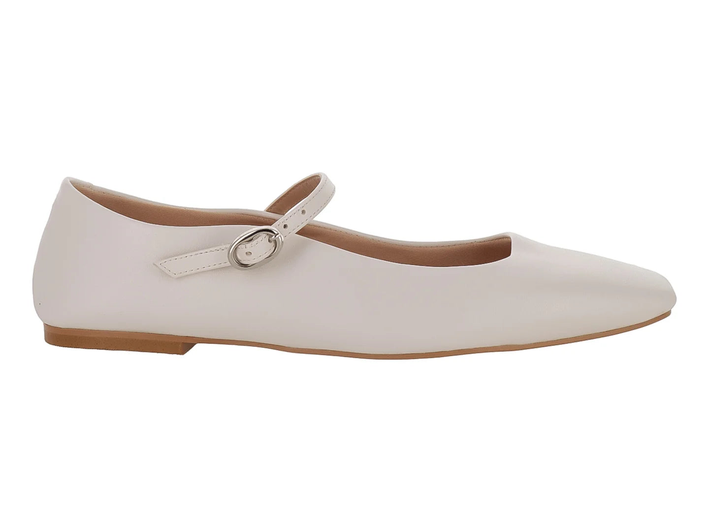 Zapatos Ballerina Senties Latte para Mujer