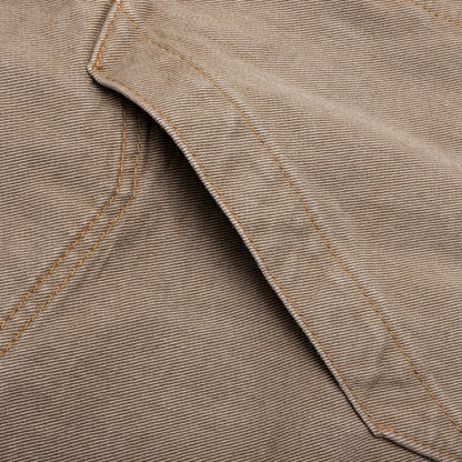 Denim Hoodie Beige