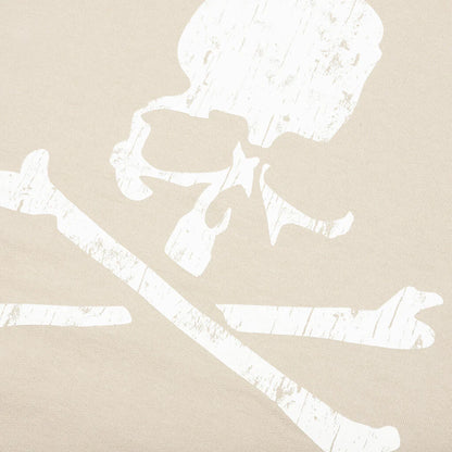 Logo Print Hoodie Beige