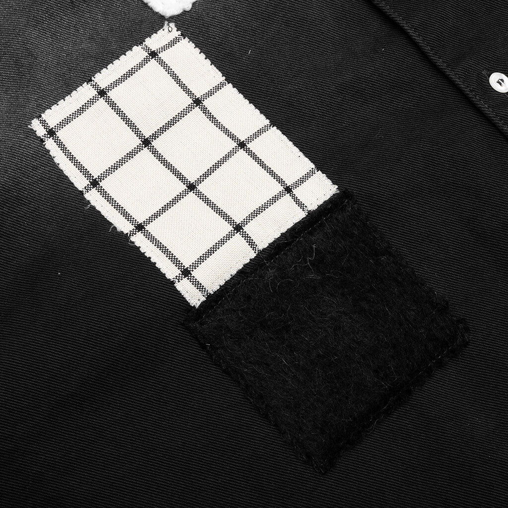 Patchwork Shirt Black