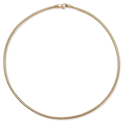 Snake Chain Gold S925 Sterling Silver with 18K Gold Plating