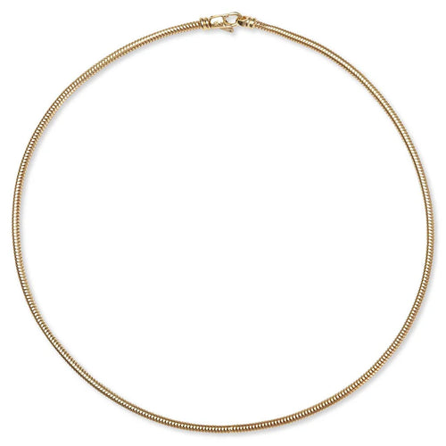 Snake Chain Gold S925 Sterling Silver with 18K Gold Plating