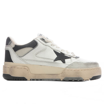 Womens Forty2 White Black Beige