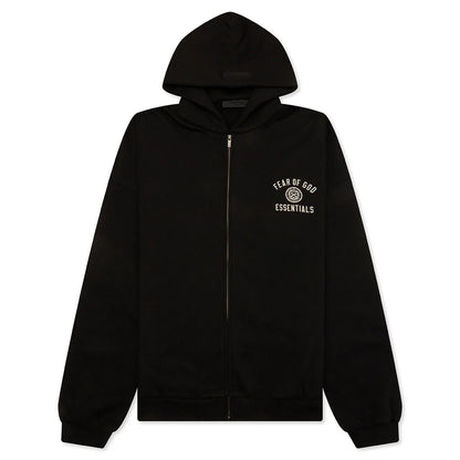 Heavy Fleece Fullzip Hoodie Black