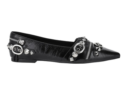 Zapatos Planos Jeffrey Campbell Roxine Negro para Mujer