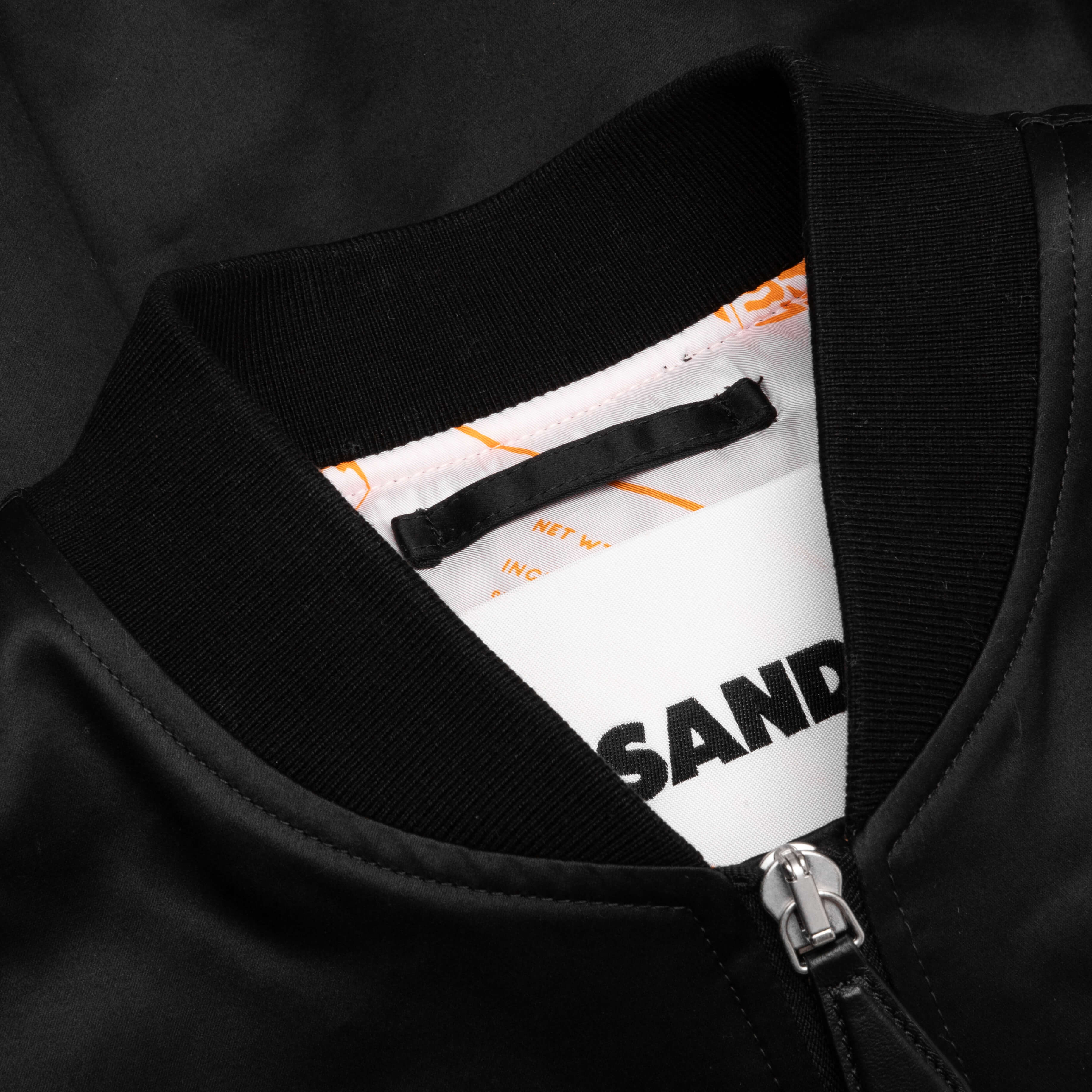 Oversized Bomber Jacket Pitch Black