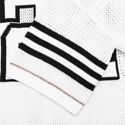Knit 24 Football Shirt White