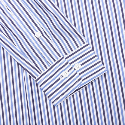 Neck Logo Neon Classic Shirt Blue Fuchsia